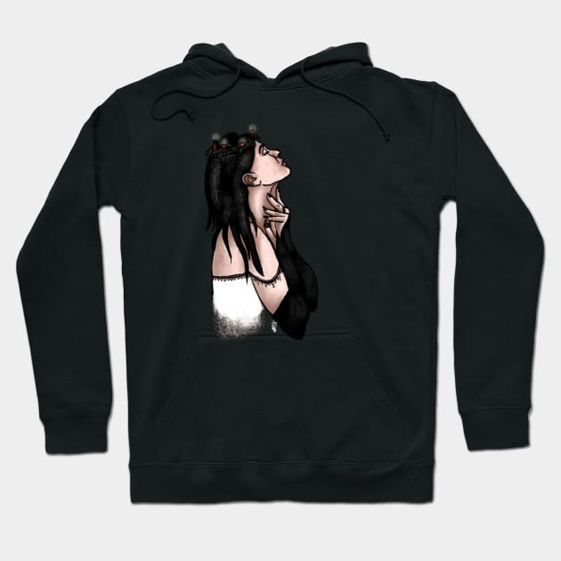 Yule Girl Hoodie by parcaeart